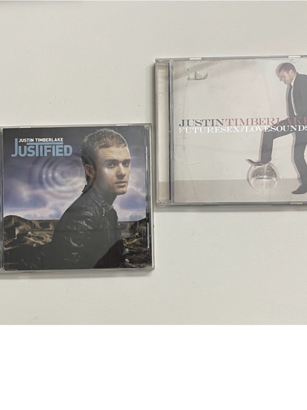 Justin Timberlake 2 CD’s Justified and FutureSex/LoveSounds